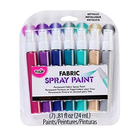 fabric spray metallic|TULIP Fabric Spray Sets 31535 Sop Multi Mini Metallic 7Pk, 0.81 .